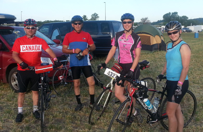 Bike ride across Iowa