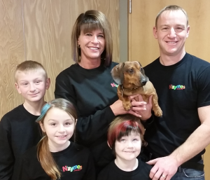 Peanut joins the Johnson family.