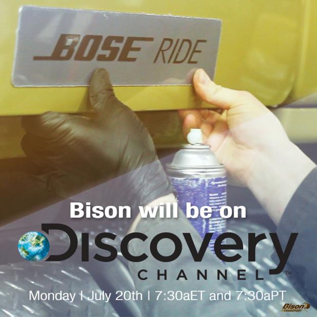 Bison transport on discovery channel